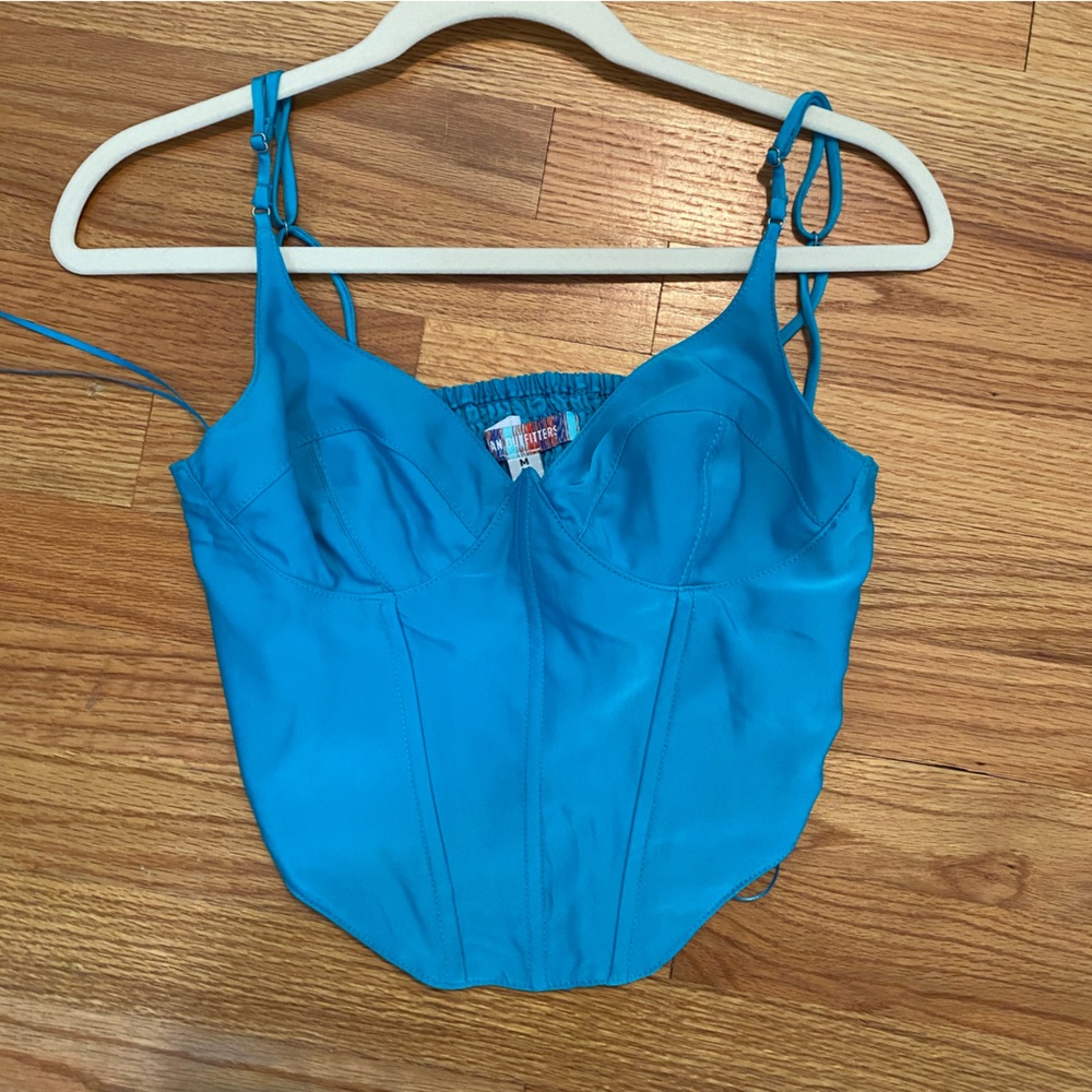 Urban Outfitters Blue Crop Top